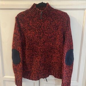Marsh Landing Red and Black Teddy Jacket